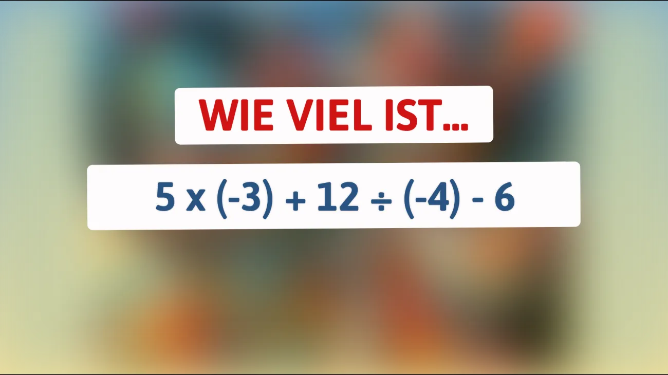 Nur 1 von 10 Personen kann dieses mathematische Rätsel knacken – bist du intelligent genug?"